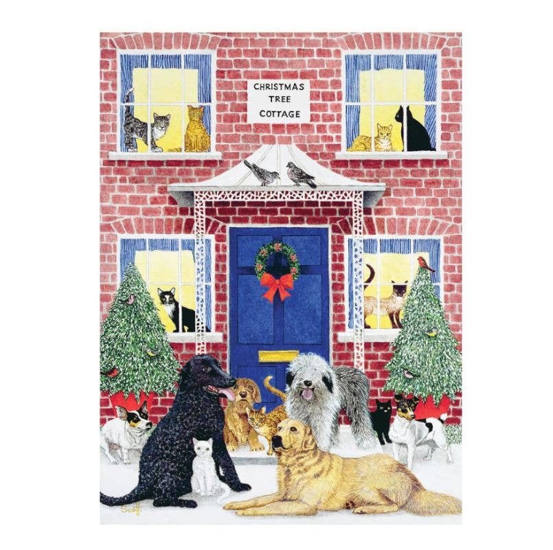 Christmas Cottage Square Boxed 1000 Piece Puzzle