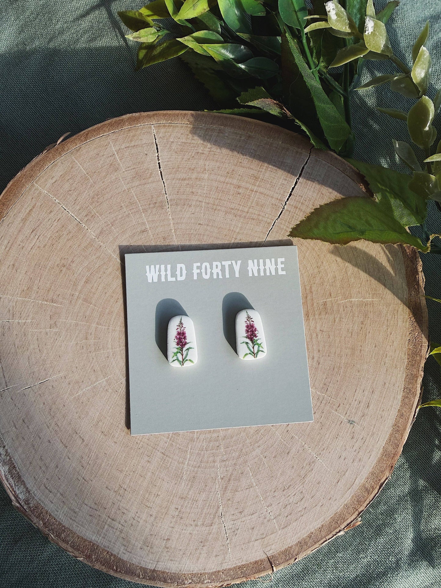 Mini Fireweed Studs