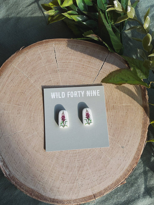 Mini Fireweed Studs