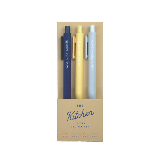 Kitchen Jotter Gel Pen