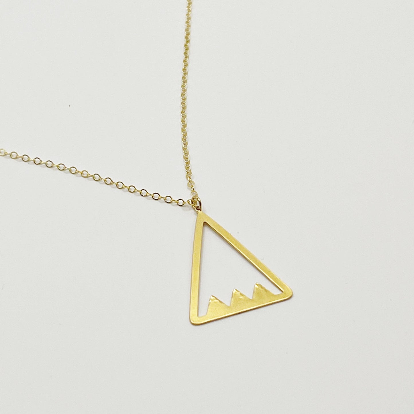 Triple Peak Necklace | Sterling Silver or Gold Filled