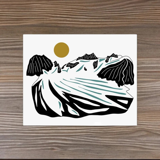 Blue Glacier Print