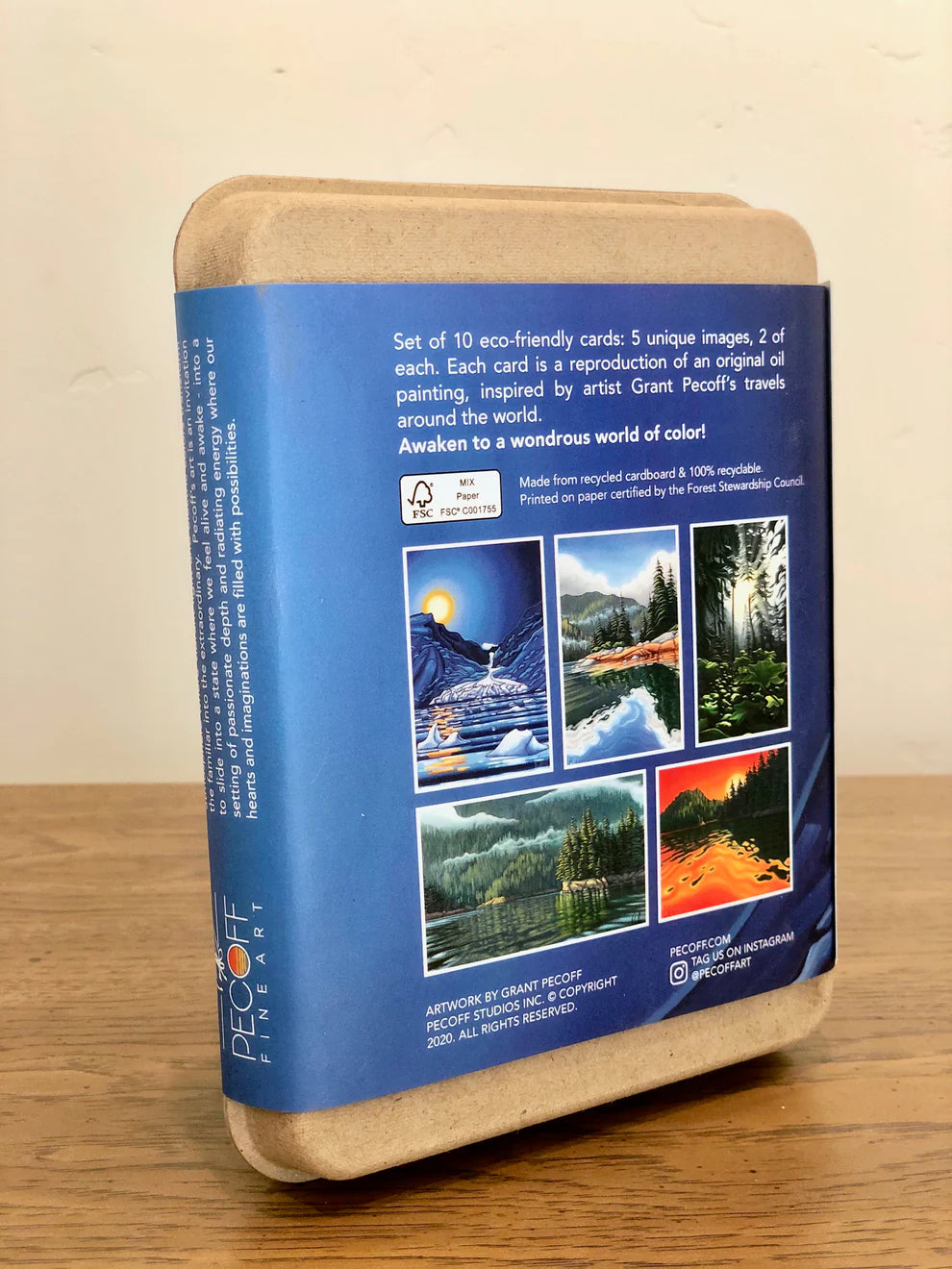 Forest / Mountain Notecards Boxed Set of 10