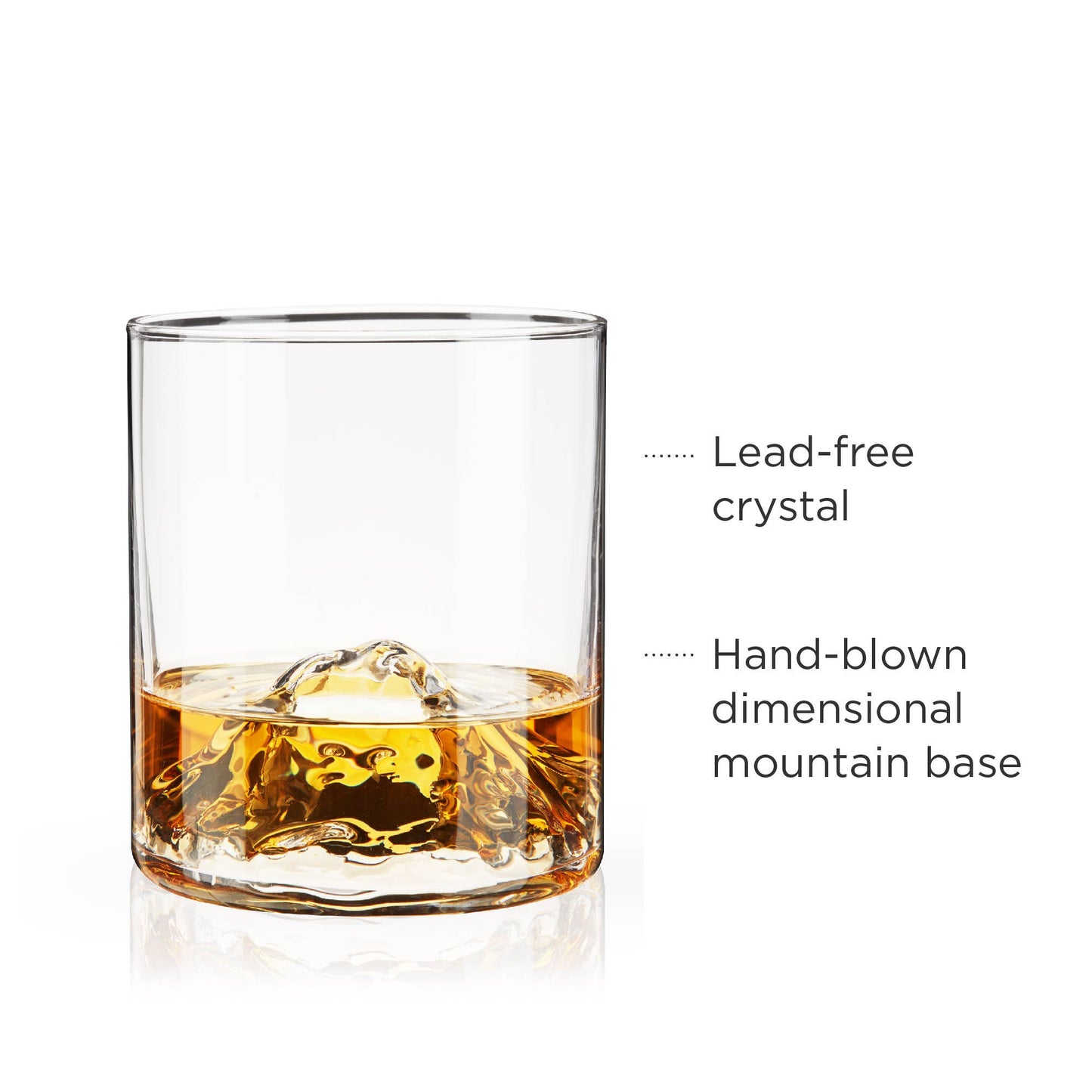 Pacific Northwest Mountain Crystal Tumblers - Set of 2