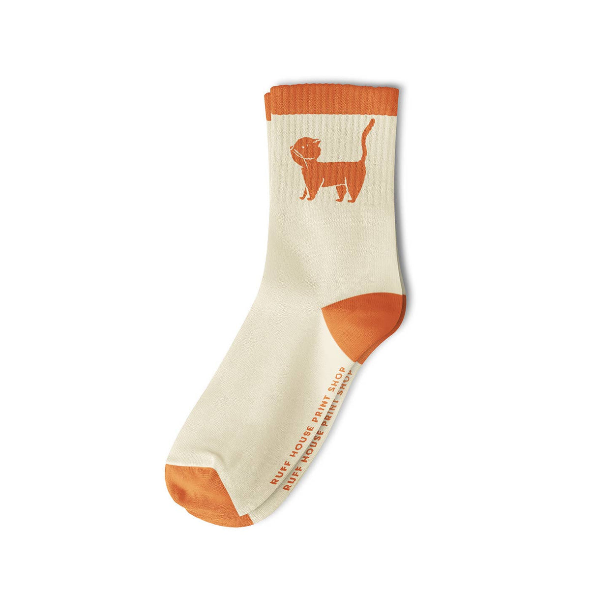 Cat Unisex Ribbed Crew Socks