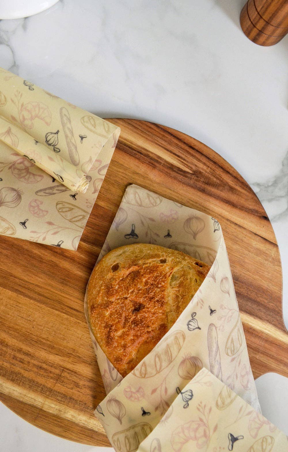 Eco-Friendly Plant-Based Wax Food Wrap Roll