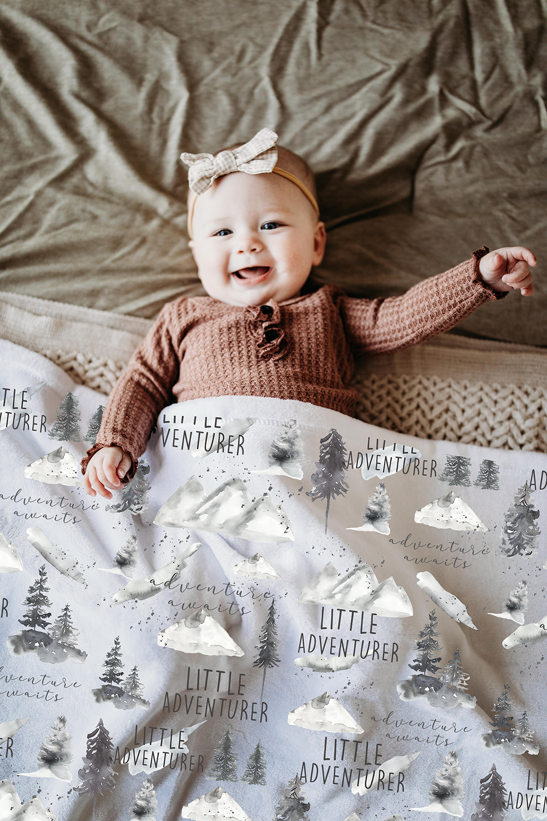 Fleece Baby Blanket - Little Adventurer