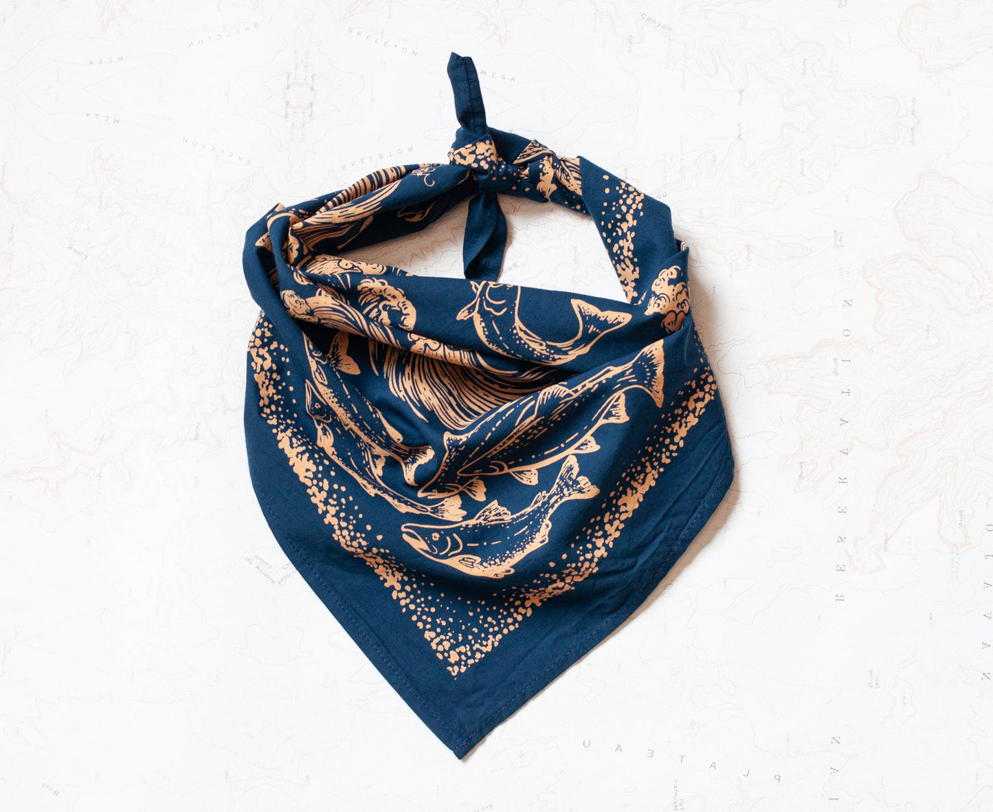 Salmon Run Premium Discharge Bandana