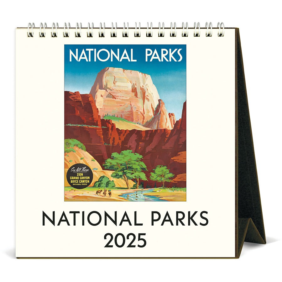 2025 National Park Desk Calendar