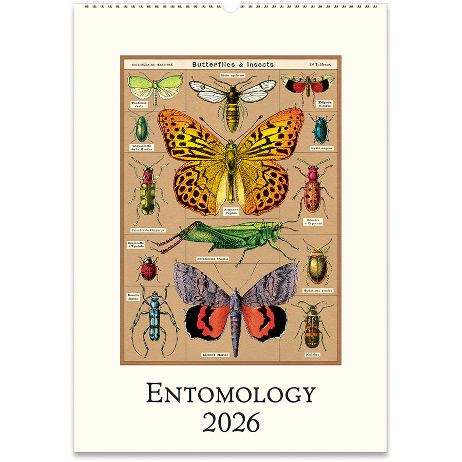 2026 Entomology Wall Calendar