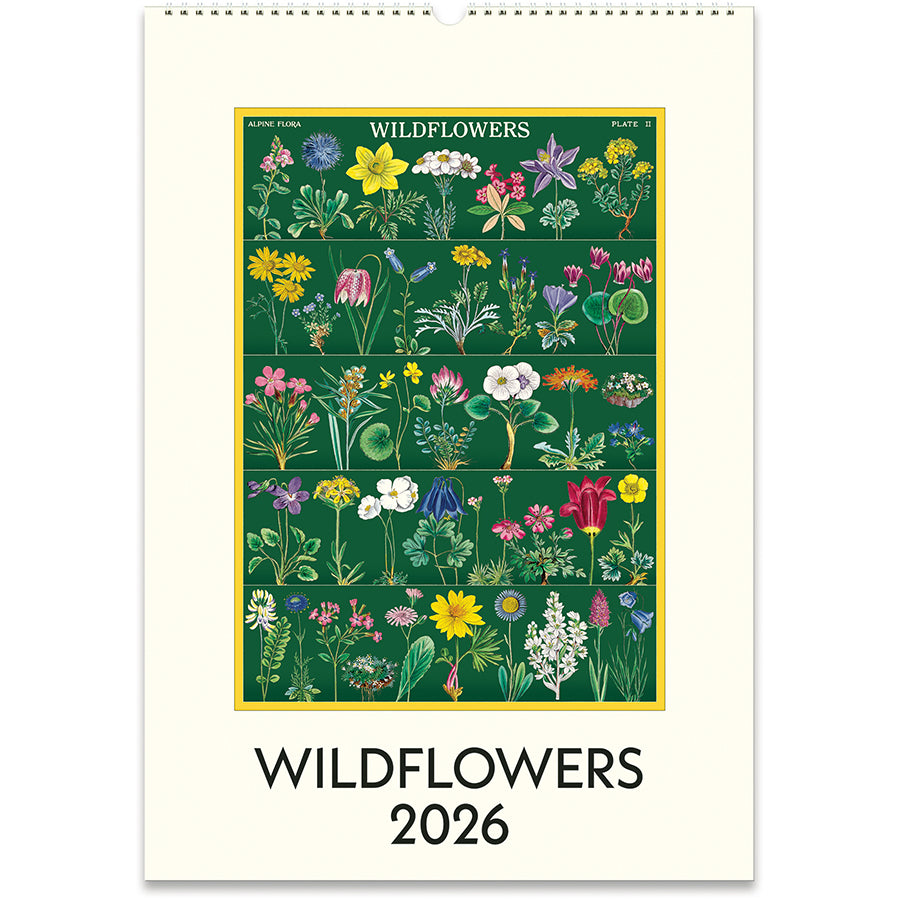 2026 Wildflowers Wall Calendar