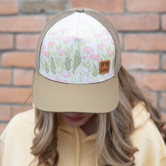 Wild Field Trucker Hat - Sage Green