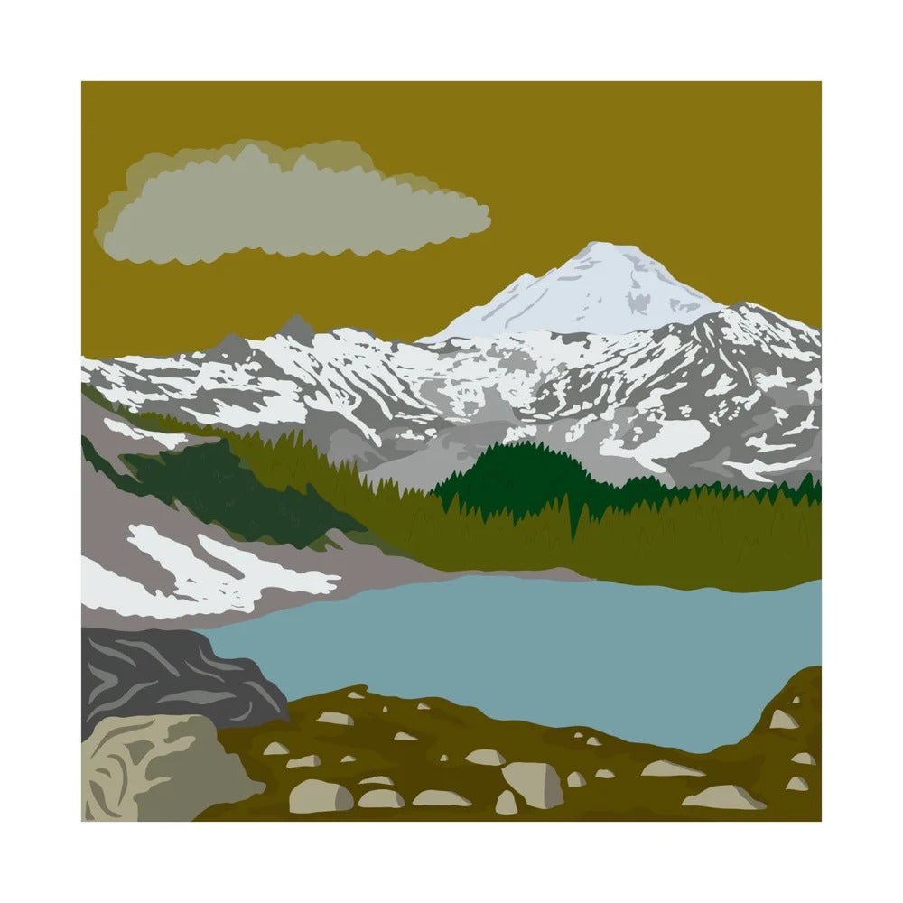 Chain Lakes Loop Print