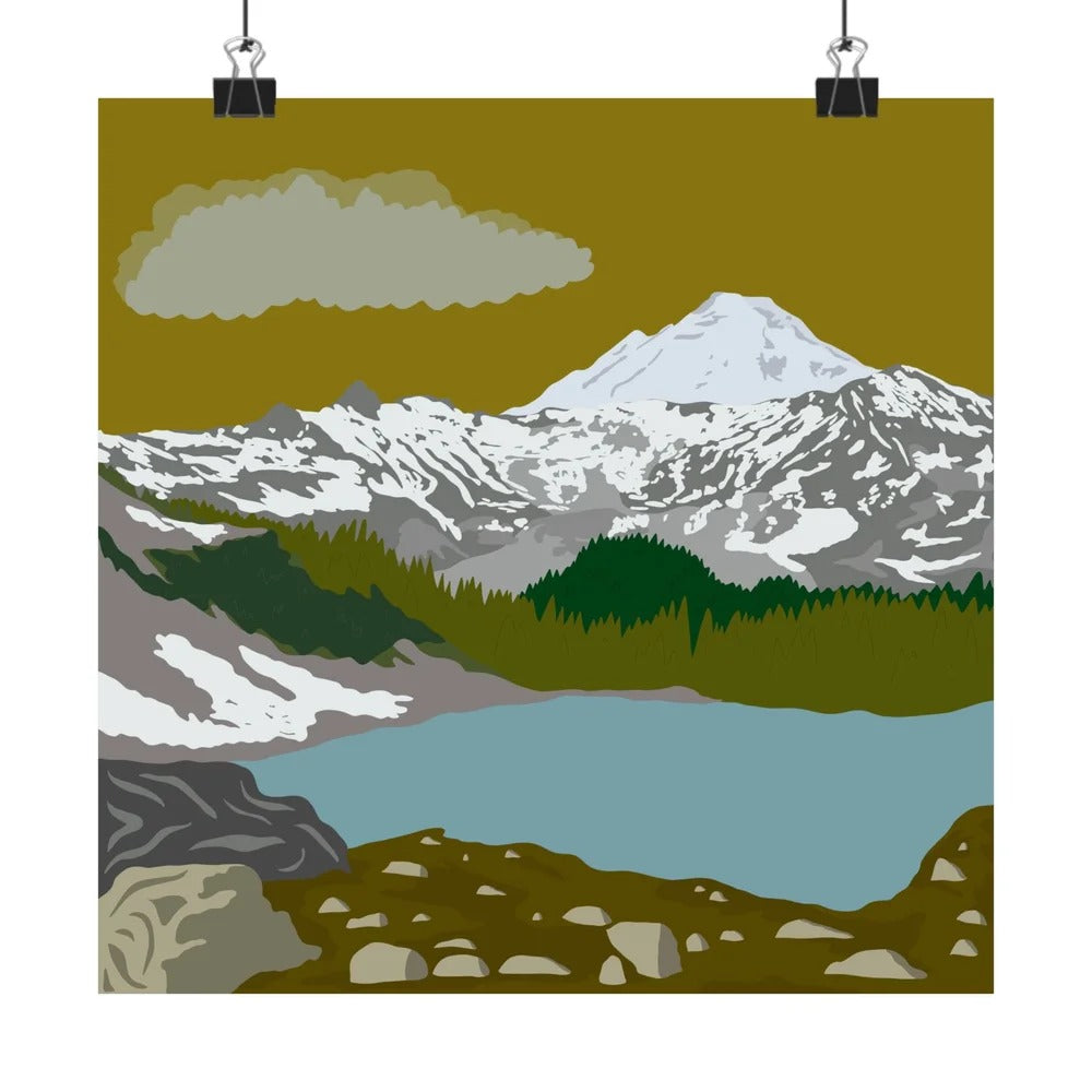 Chain Lakes Loop Print