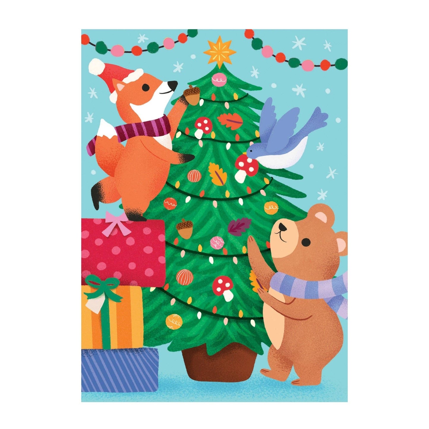 Christmas Critters Greeting Card Puzzle