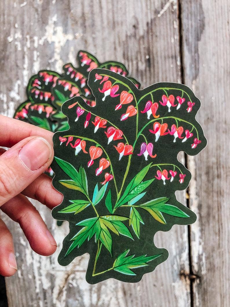 Bleeding Heart - Matte Sticker