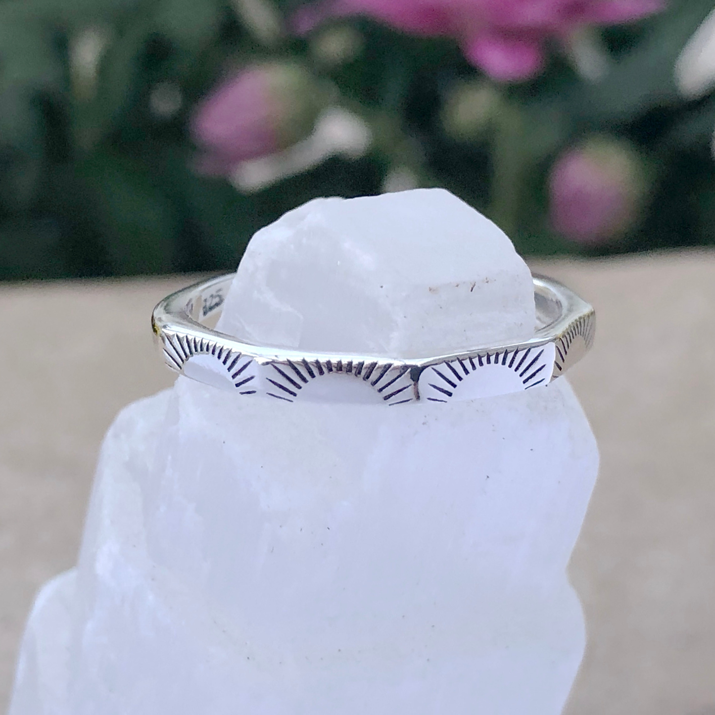 Sunset with Angles Ring