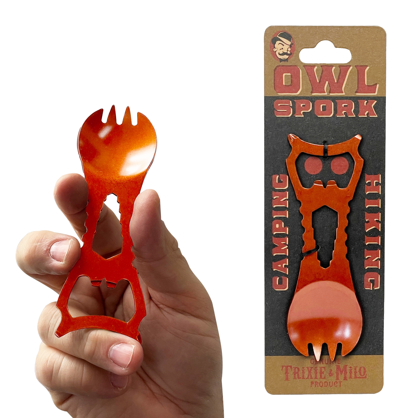 Owl Spork – Camp Cutlery Multi-Tool