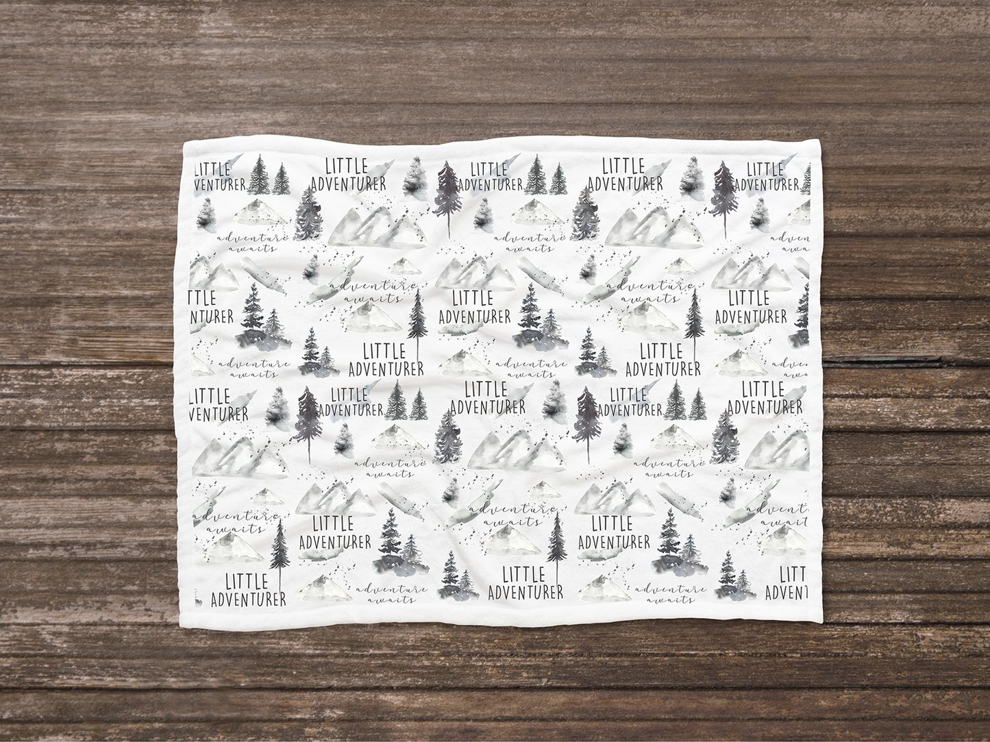 Fleece Baby Blanket - Little Adventurer