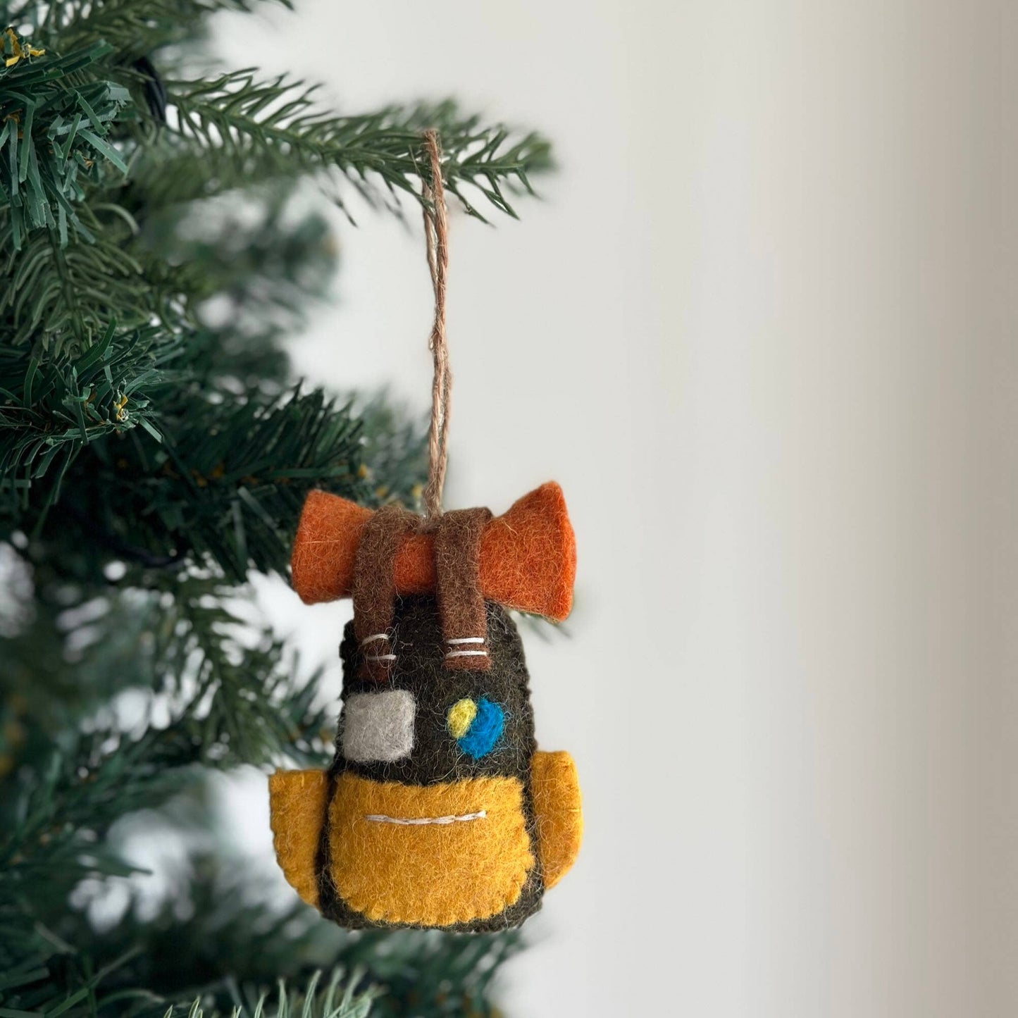 Travel Backpack Felt Ornament
