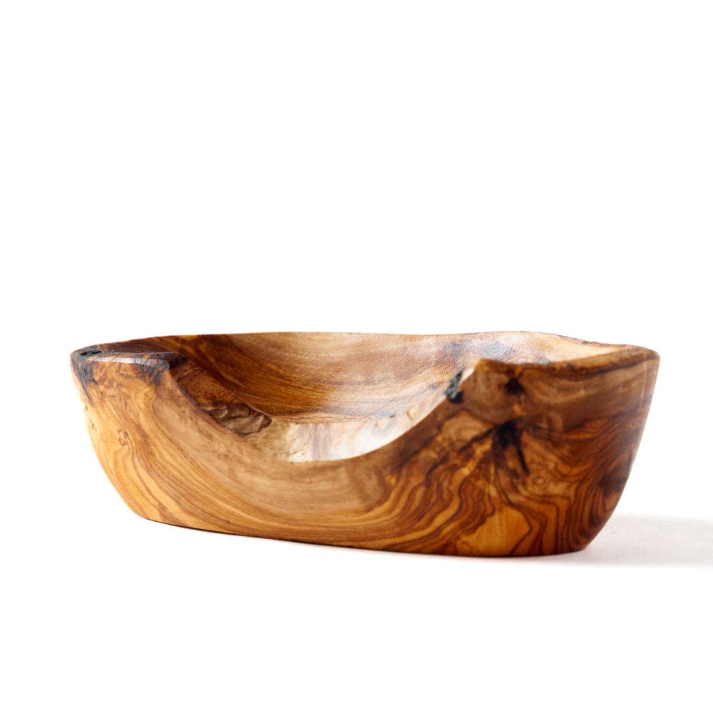 Small Rustic Olive Wood Dish