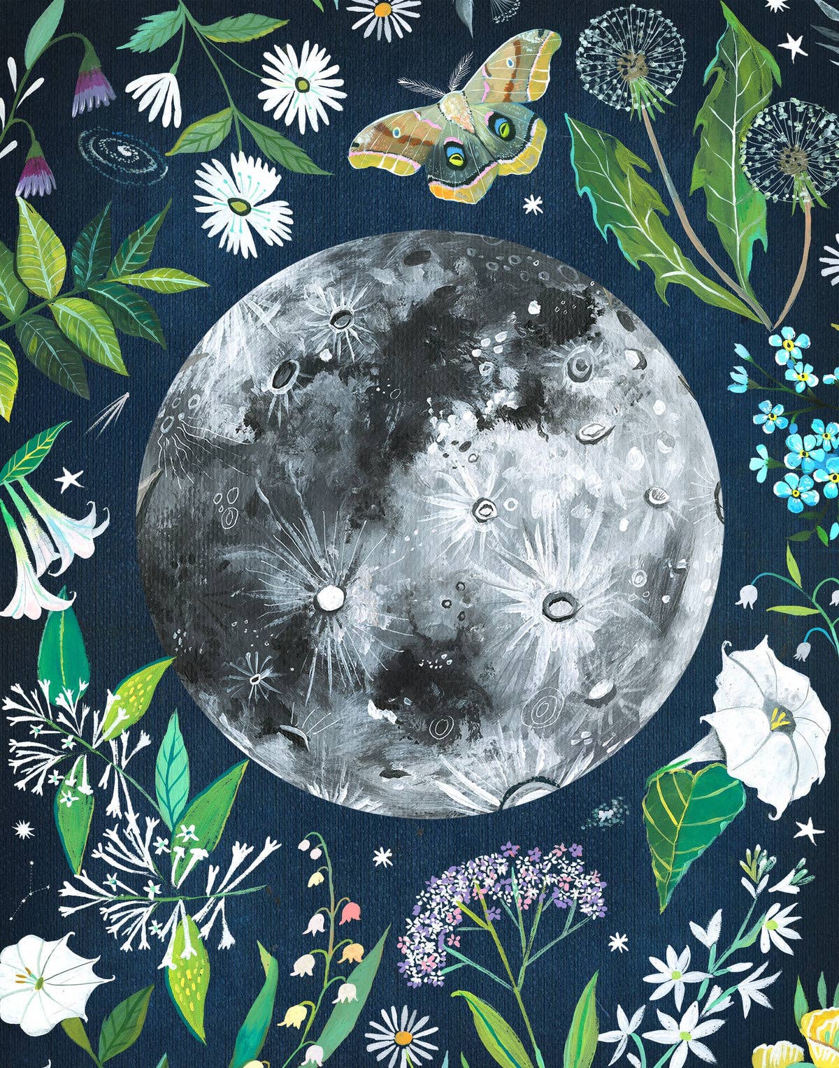 Moon Garden Art Print