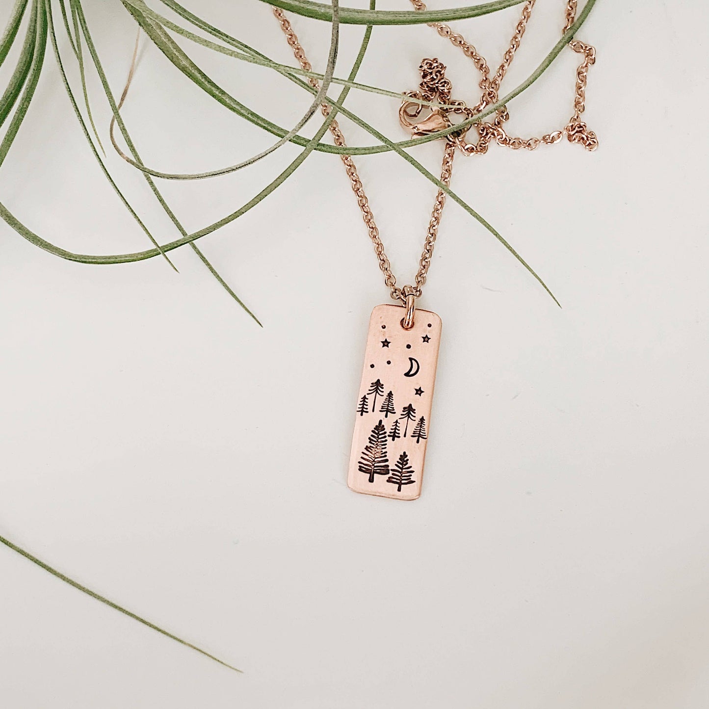 Night Sky Forest Necklace
