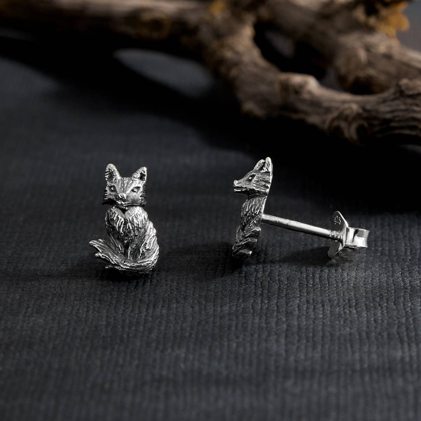 Fox Post Earrings