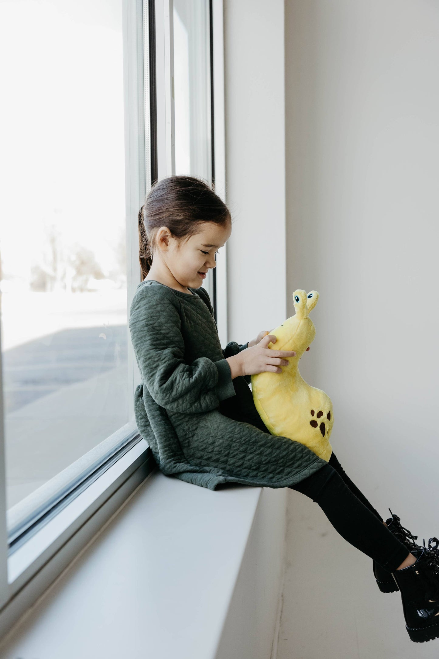 11" Banana Slug Stuffed Animal