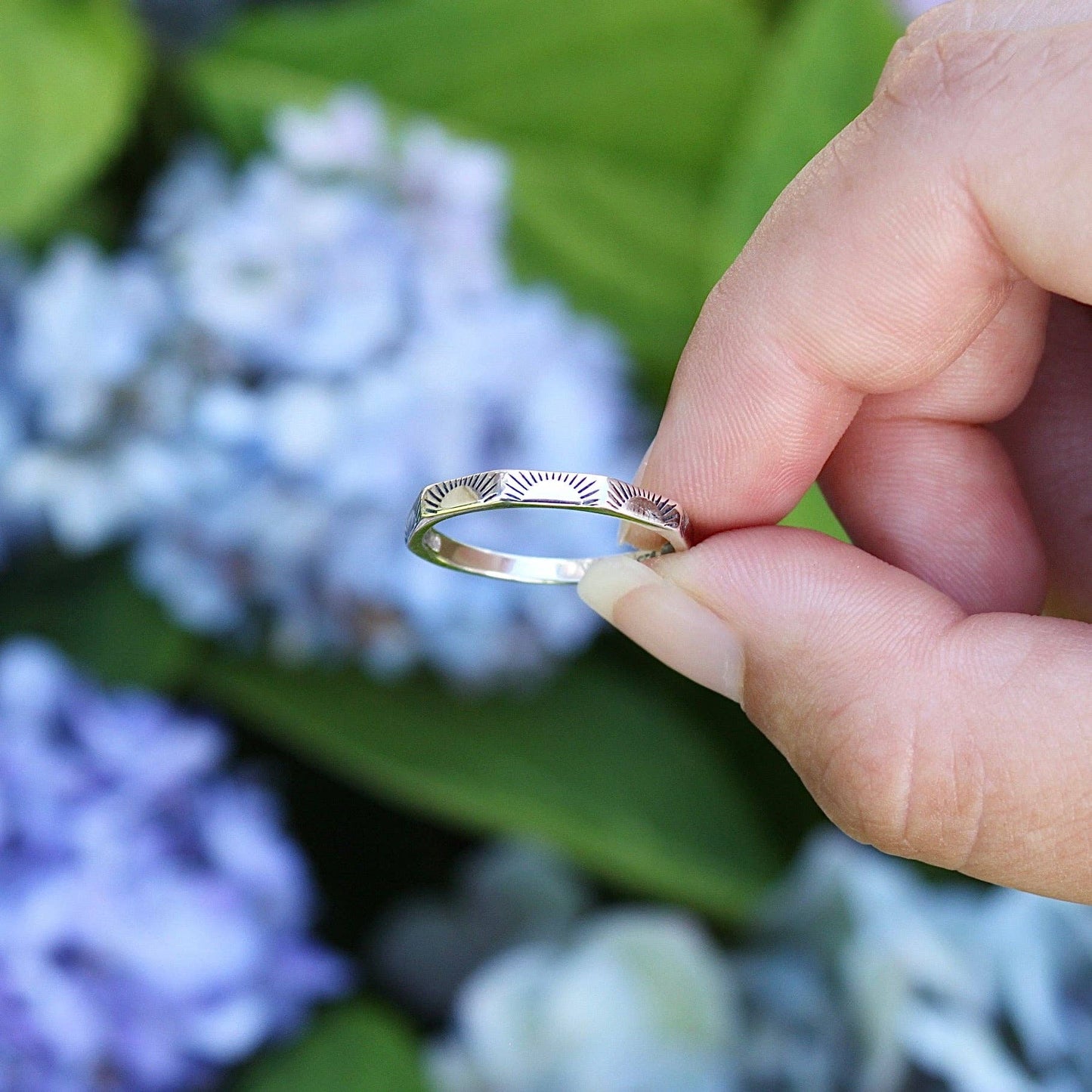 Sunset with Angles Ring