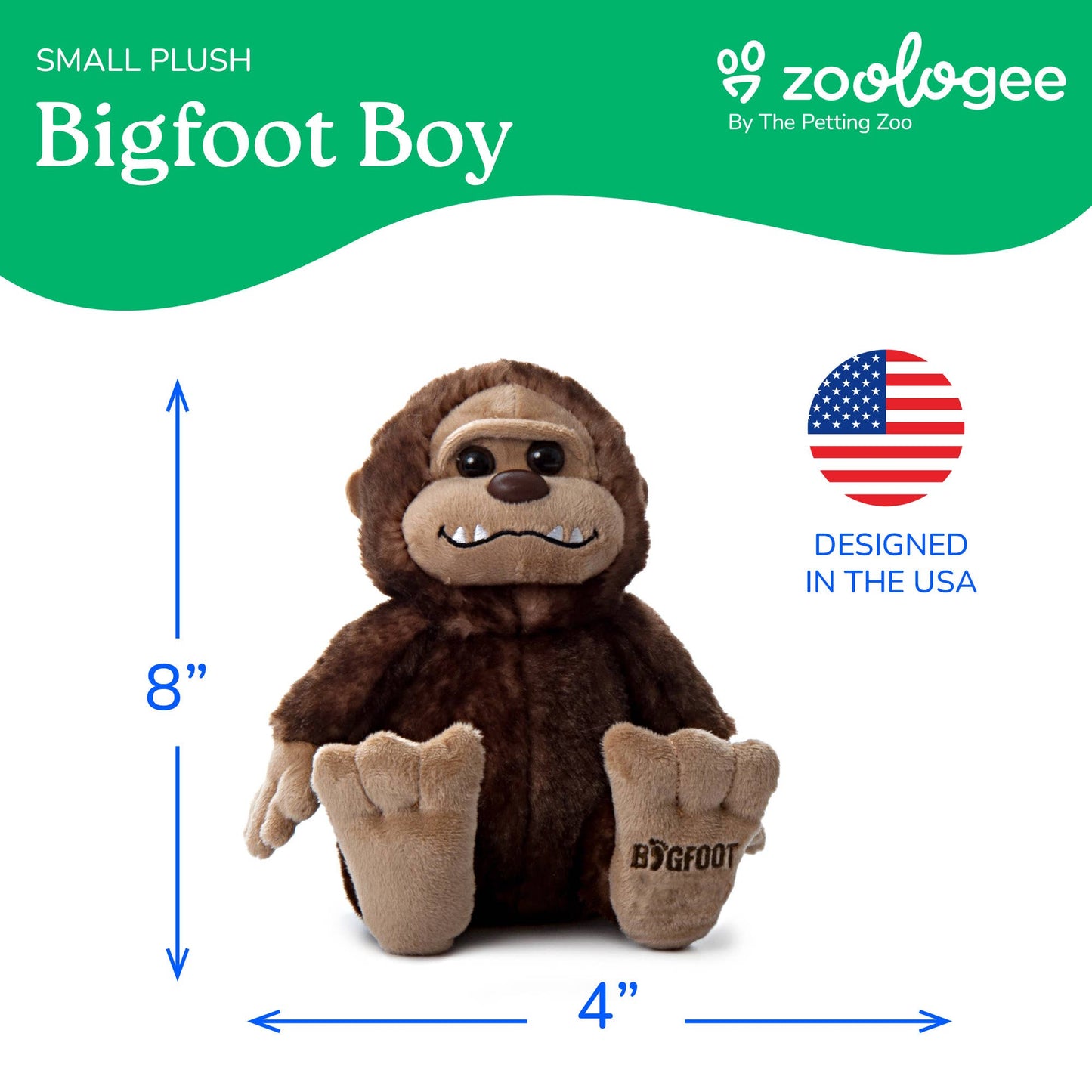 Wild Onez Bigfoot Boy Small 8"