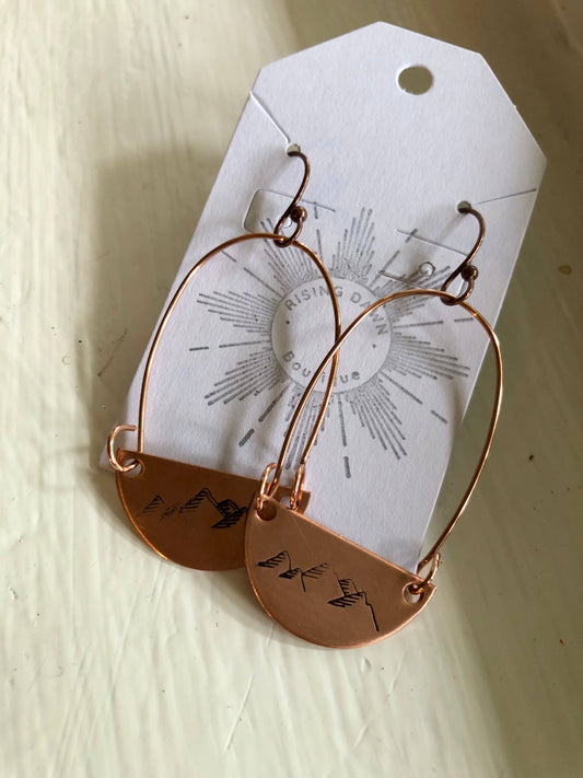 Copper Mountain Earrings