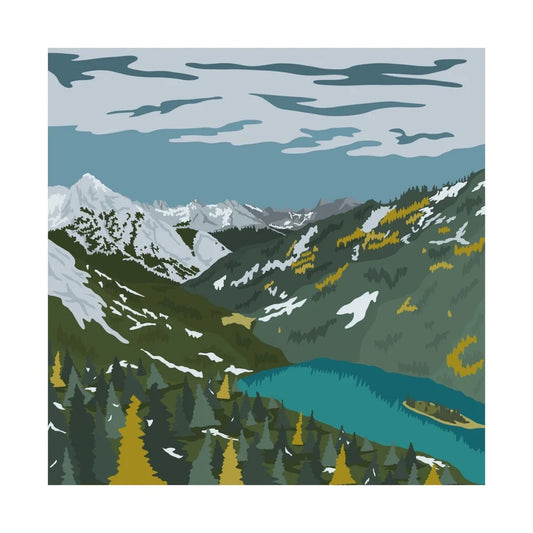 Heather Maple Pass Print