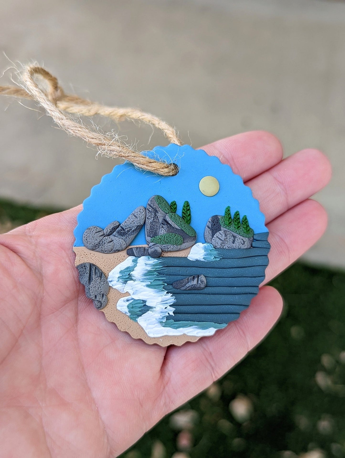 Olympic National Park Clay Ornament