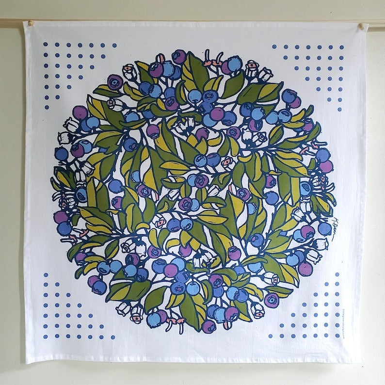 Blueberry Tea Towel