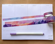 Load image into Gallery viewer, Sunset Mountains Washi Tape Set of 2
