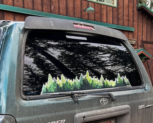 Extra Large NW Evergreen Sticker