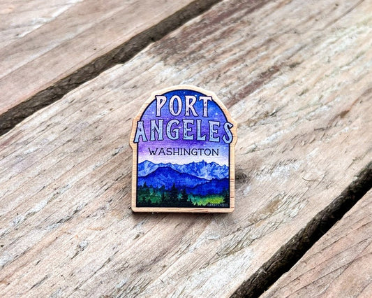 Port Angeles Wood Pin