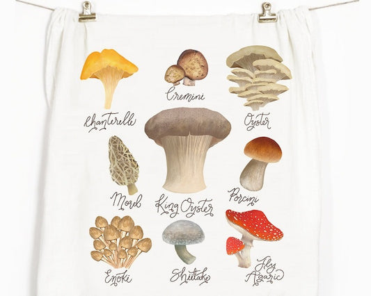 Mushroom Tea Towel