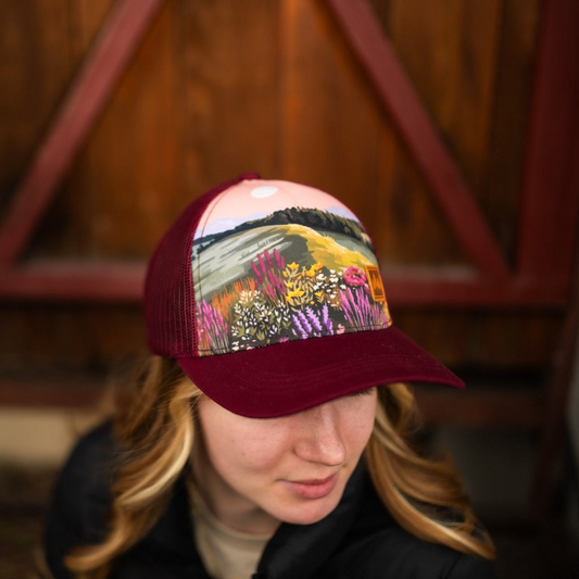 Wildflower Field Trucker Hat