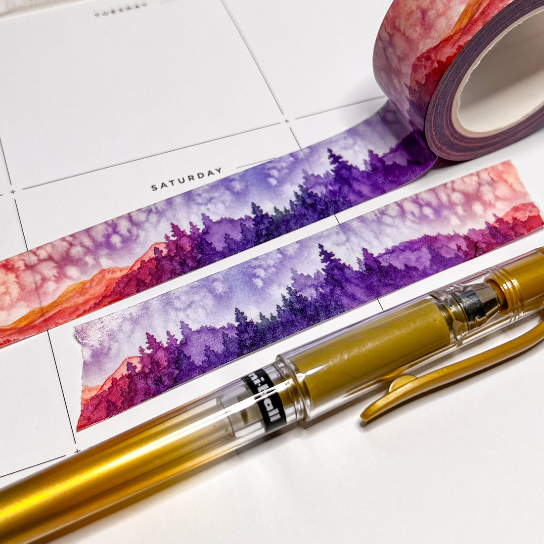 Sunset Mountain Washi Tape