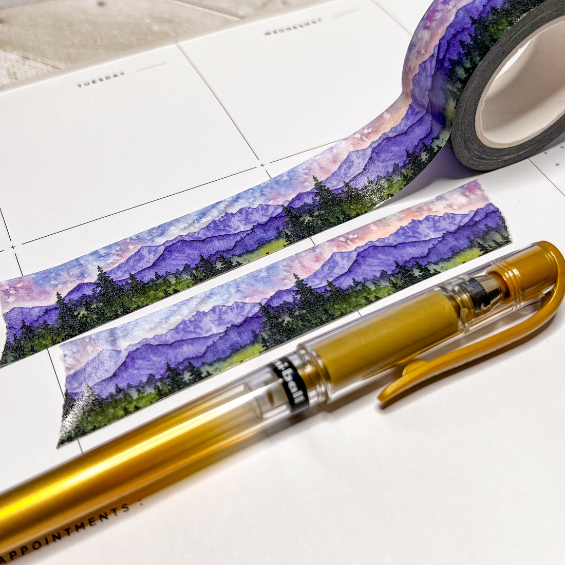 Northwest Landscape Washi Tape