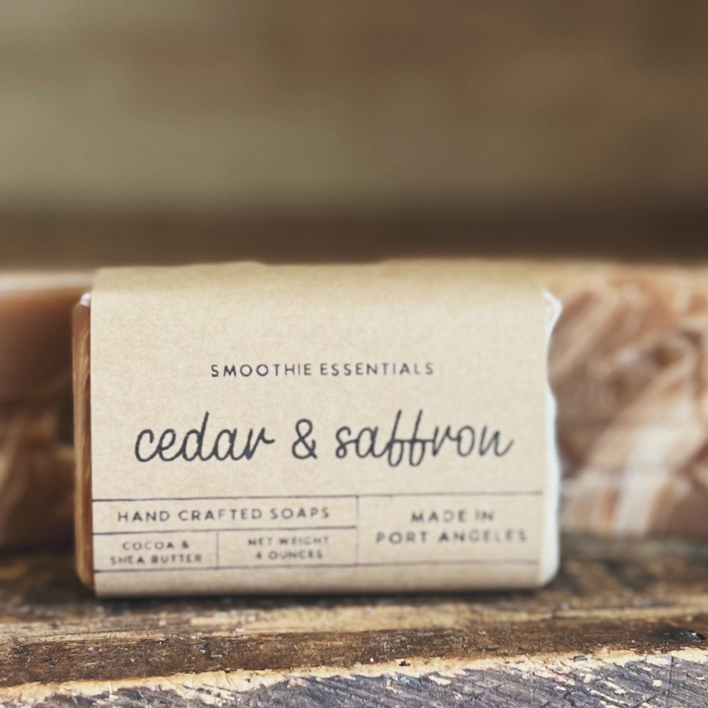 Cedar & Saffron Handmade Soap