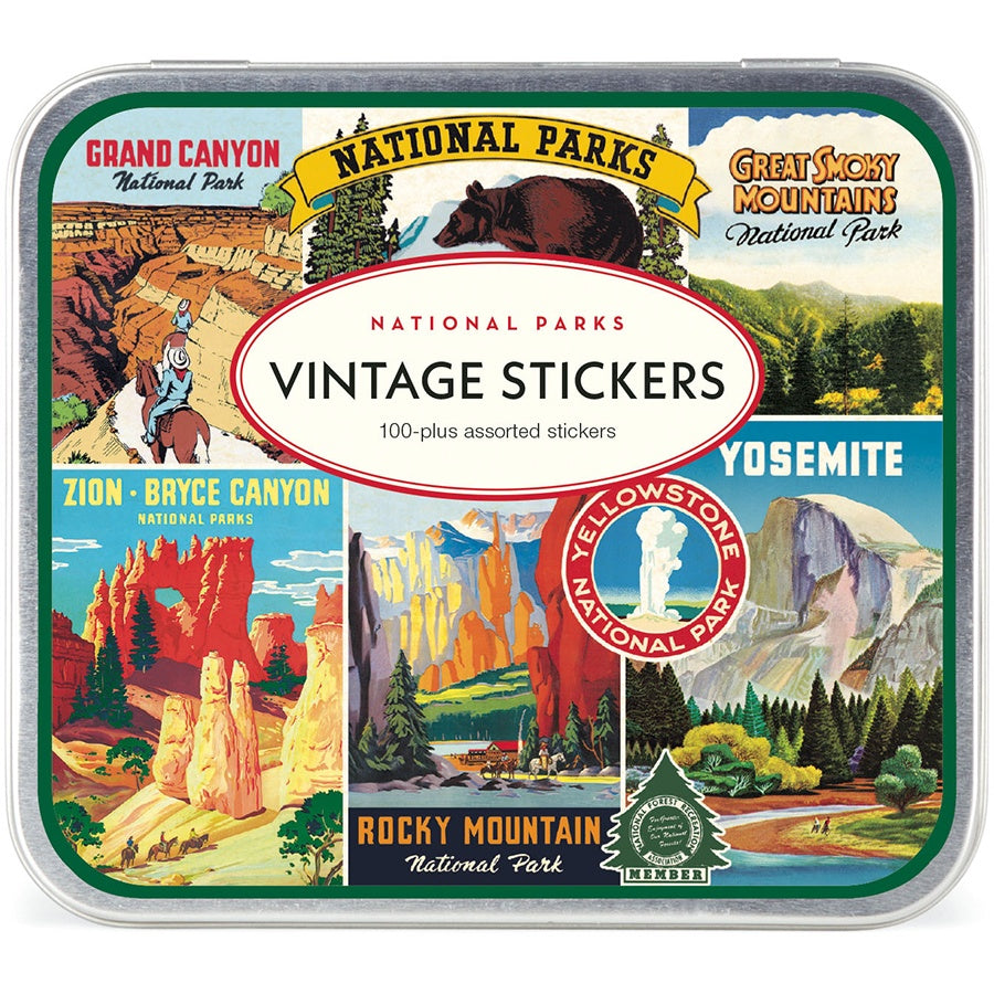 National Park Tin of Stickers