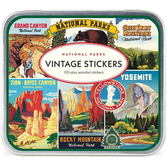National Park Tin of Stickers