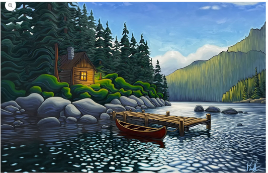 Lakeside Reflections Print