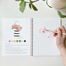 Load image into Gallery viewer, Bouquets Watercolor Workbook
