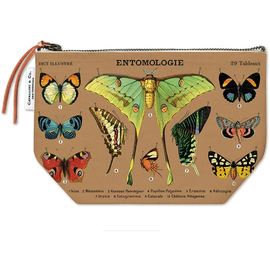 Entomology Zippered Pouch