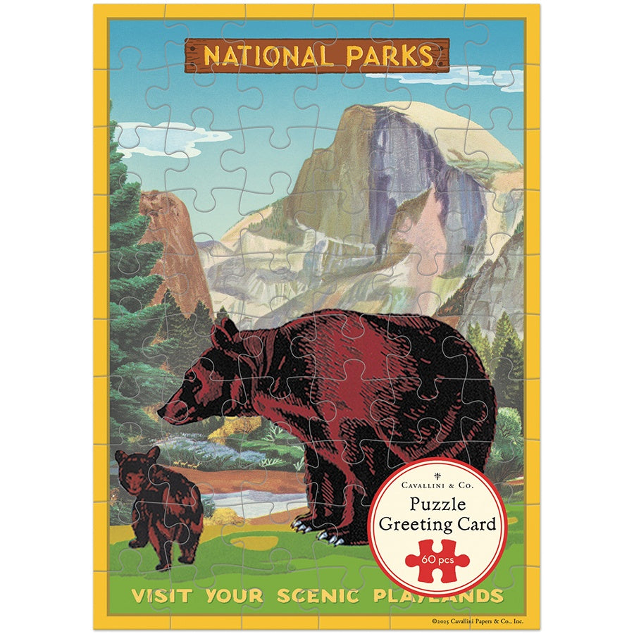National Park Puzzle Card