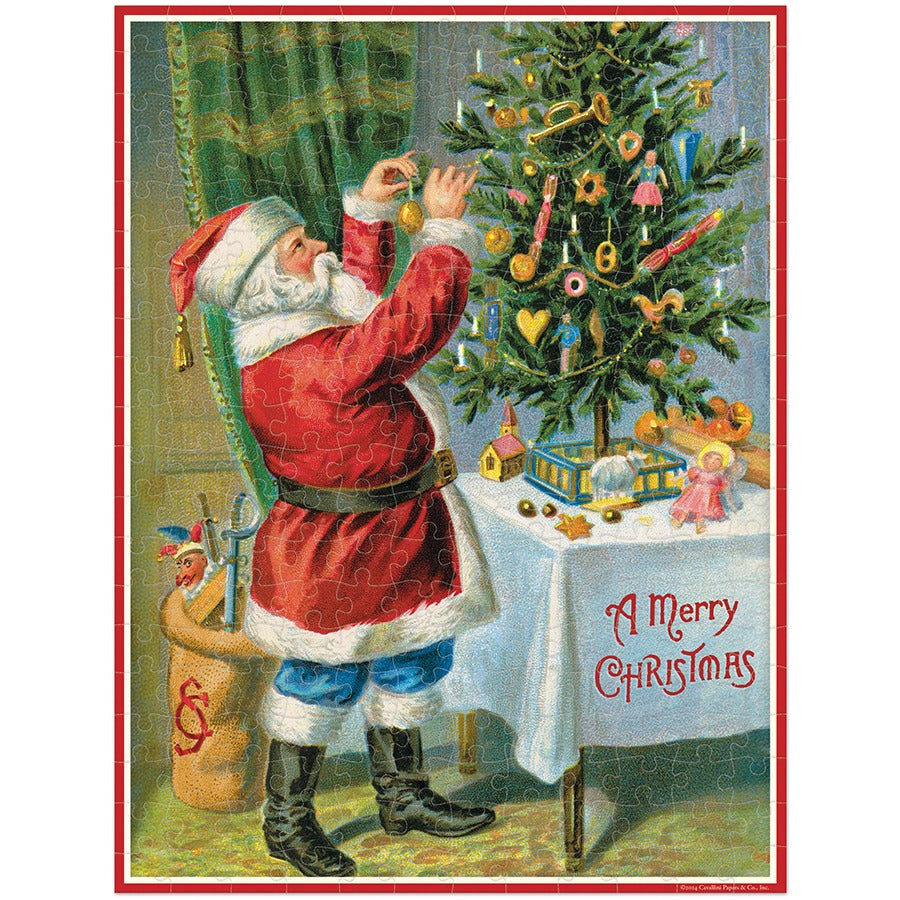 Christmas Santa 240 Piece Mini Puzzle